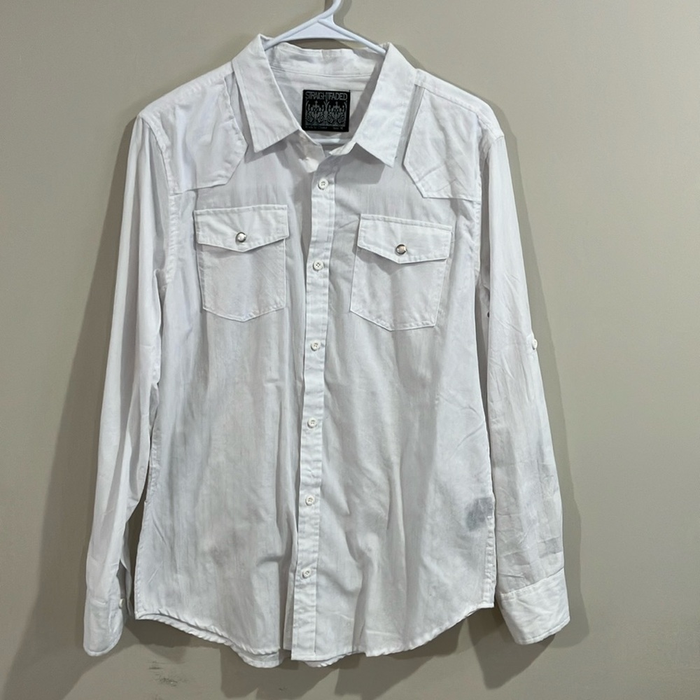 Dressy button down long sleeve shirt